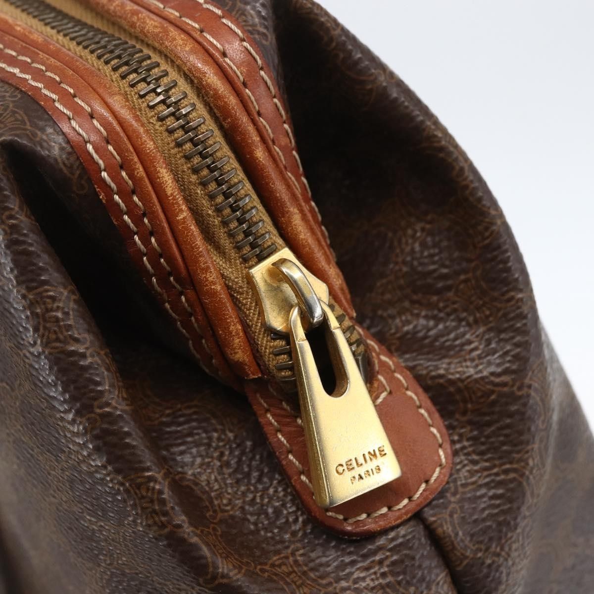 Celine Celine Macadam Pochette Canvas and Leather Size ONE SIZE - 11 Thumbnail