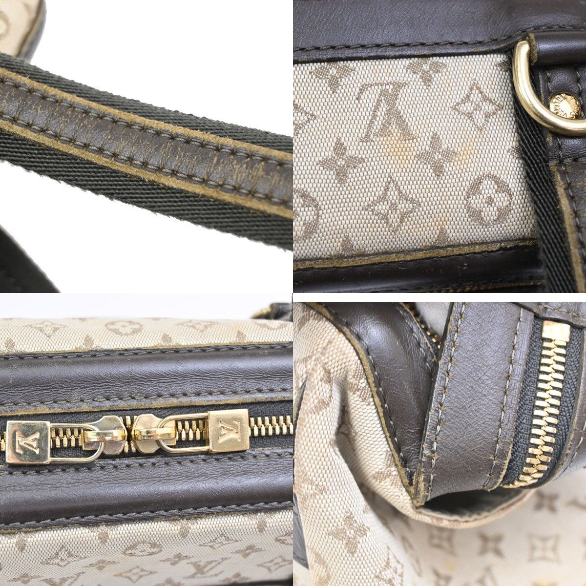 Louis Vuitton Louis Vuitton Josephine Handbag Mini Lin Size ONE SIZE - 12 Thumbnail