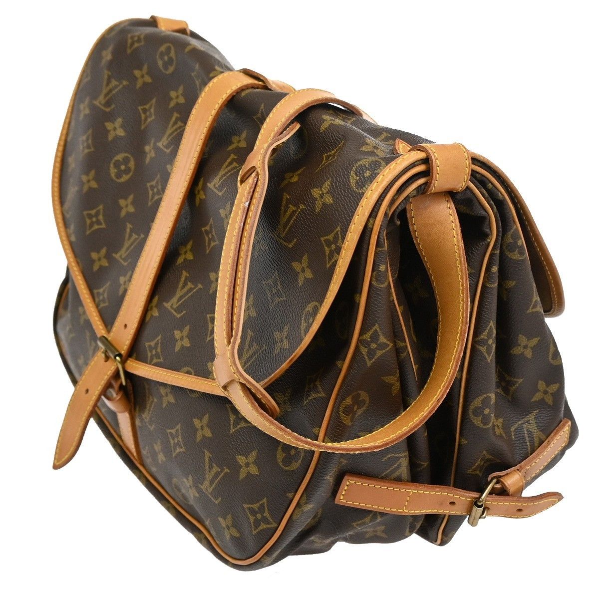 Louis Vuitton Louis Vuitton Saumur Handbag Monogram Canvas Size ONE SIZE - 3 Thumbnail