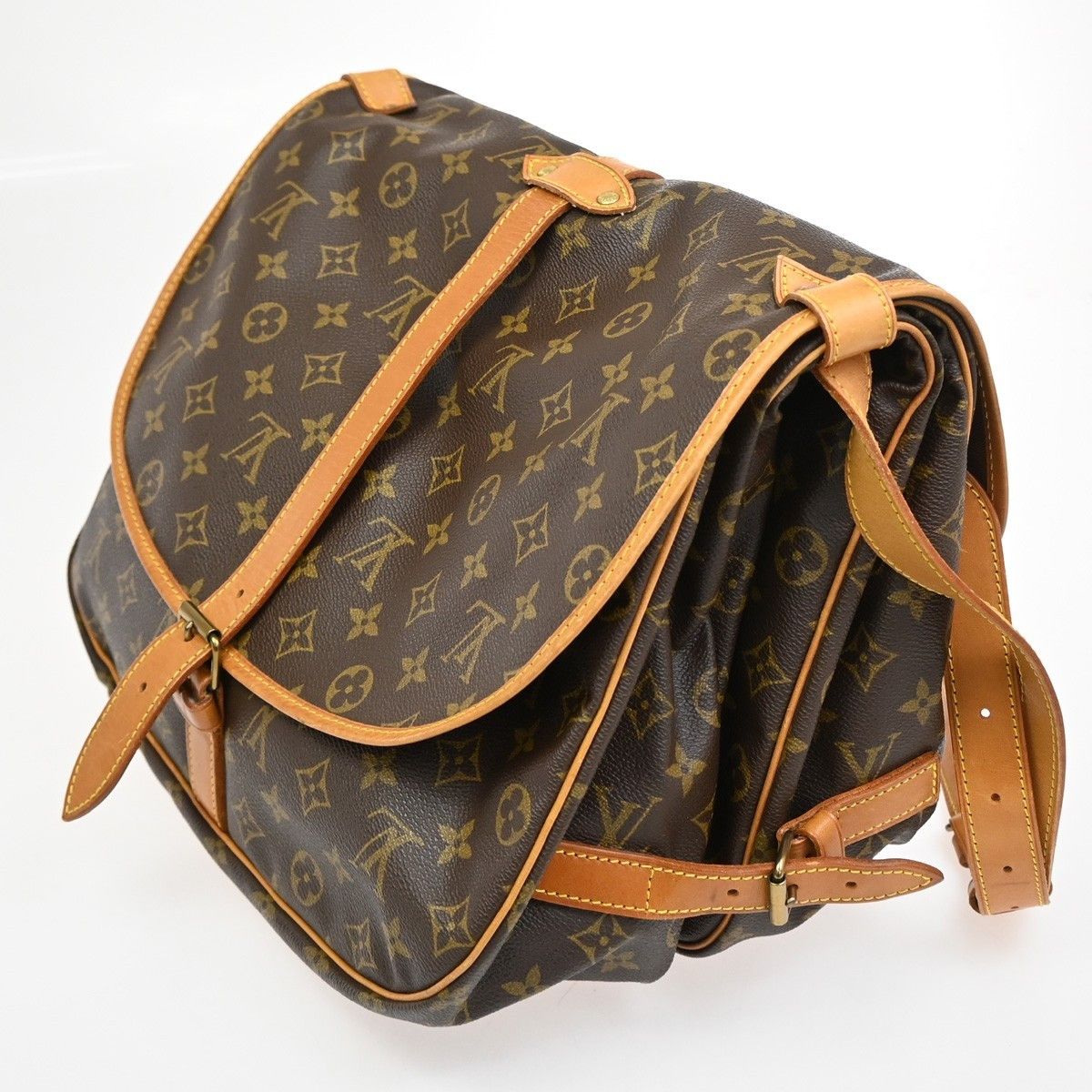 Louis Vuitton Louis Vuitton Saumur Handbag Monogram Canvas Size ONE SIZE - 4 Thumbnail