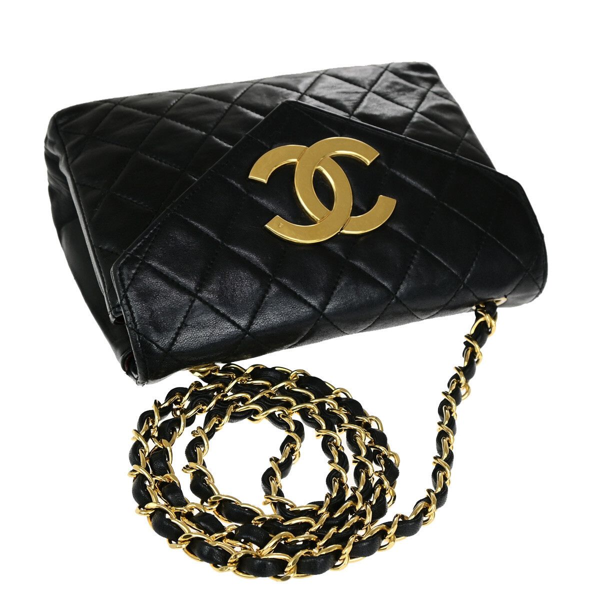 Chanel Chanel Vintage Envelope Flap Bag Quilted Lambskin Size ONE SIZE - 8 Thumbnail