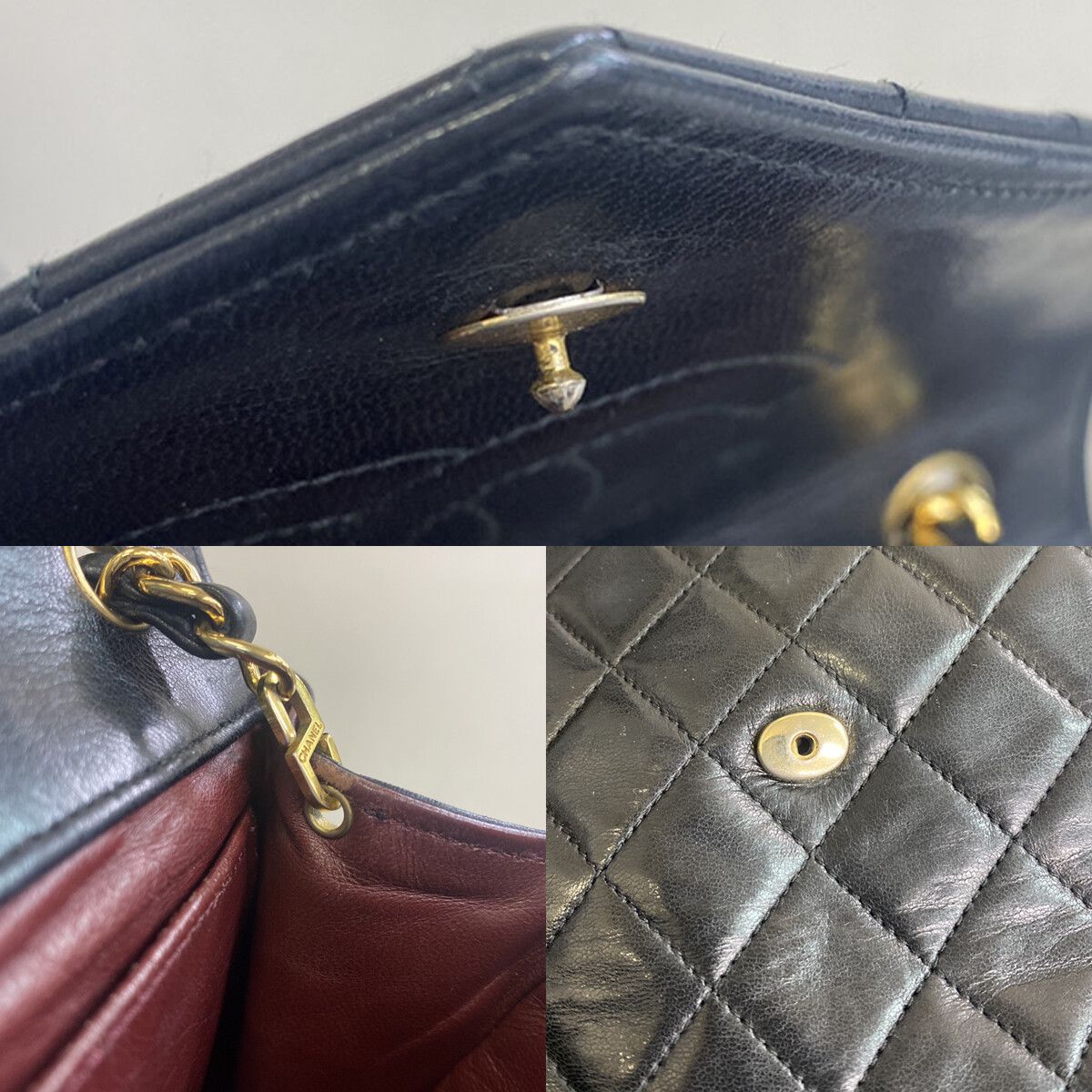 Chanel Chanel Vintage Envelope Flap Bag Quilted Lambskin Size ONE SIZE - 13 Thumbnail