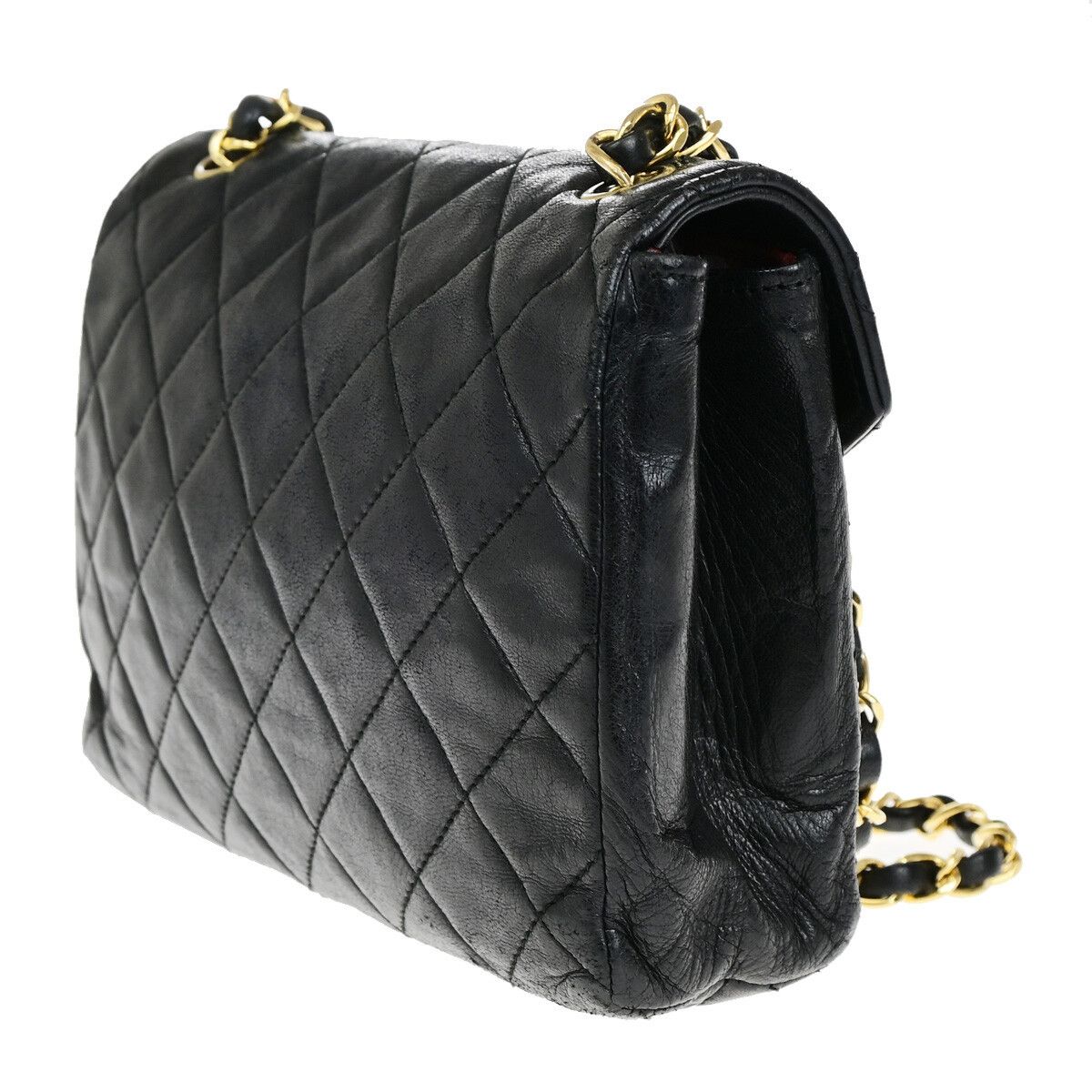 Chanel Chanel Vintage Envelope Flap Bag Quilted Lambskin Size ONE SIZE - 4 Thumbnail