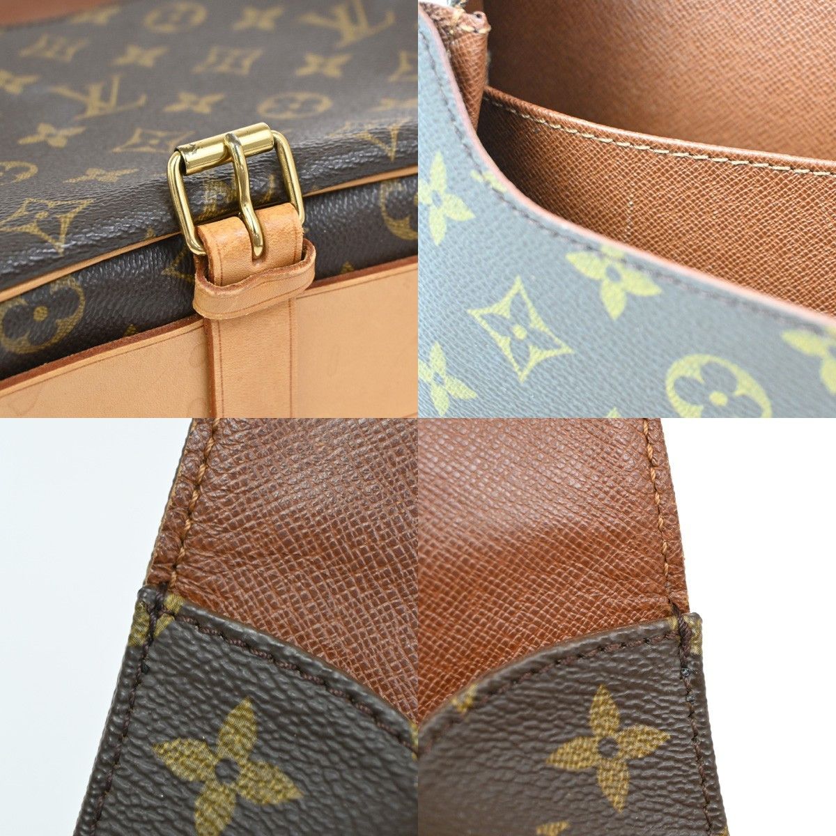 Louis Vuitton Louis Vuitton Cartouchiere Handbag Monogram Canvas Size ONE SIZE - 13 Thumbnail