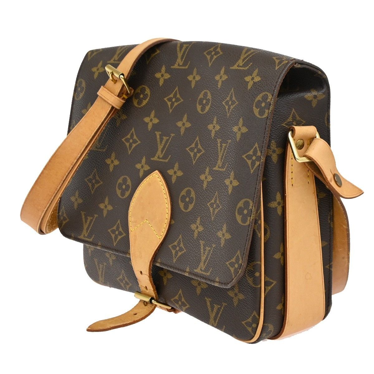 Louis Vuitton Louis Vuitton Cartouchiere Handbag Monogram Canvas Size ONE SIZE - 3 Thumbnail