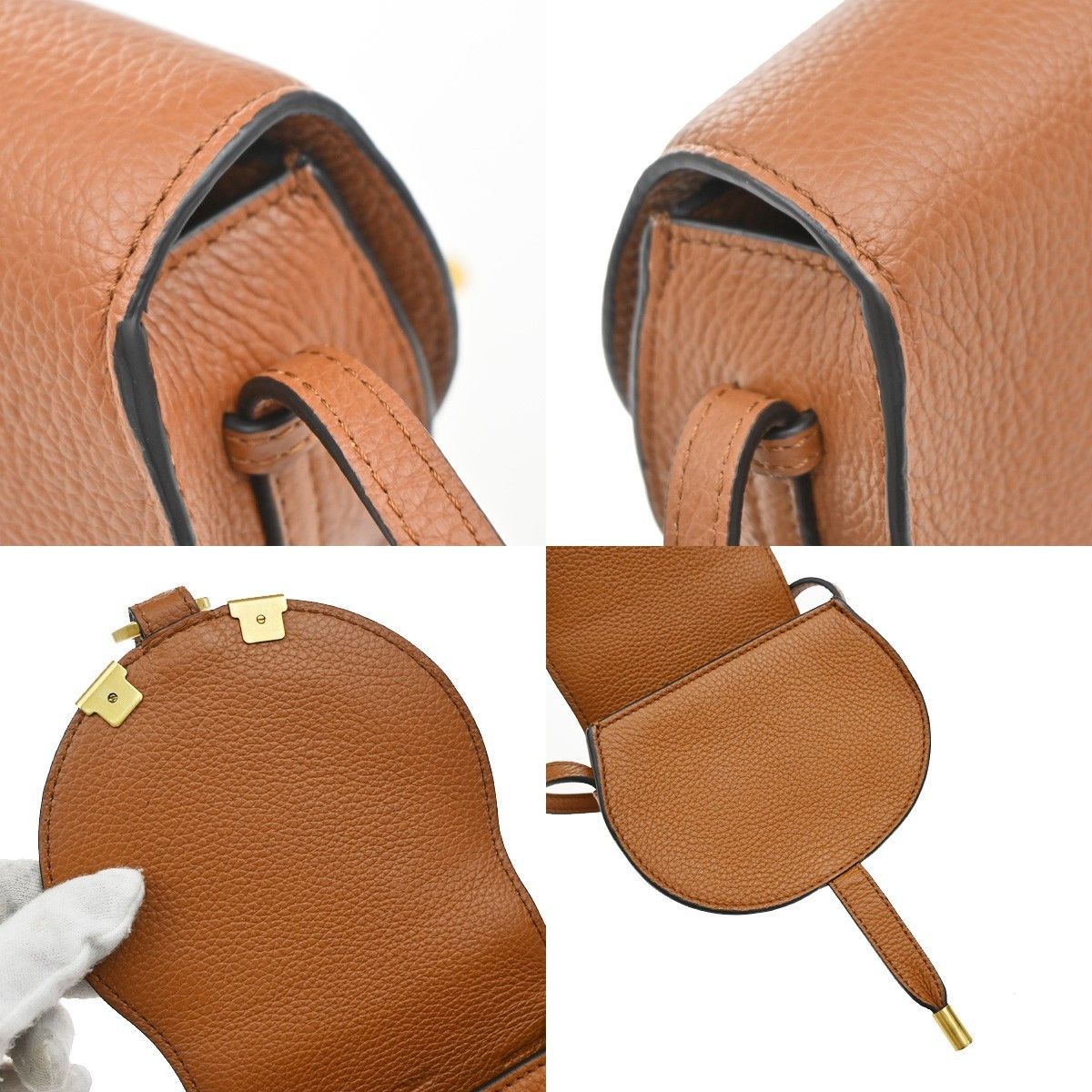 Chloe Chloe Marcie Crossbody Bag Leather Size ONE SIZE - 11 Thumbnail