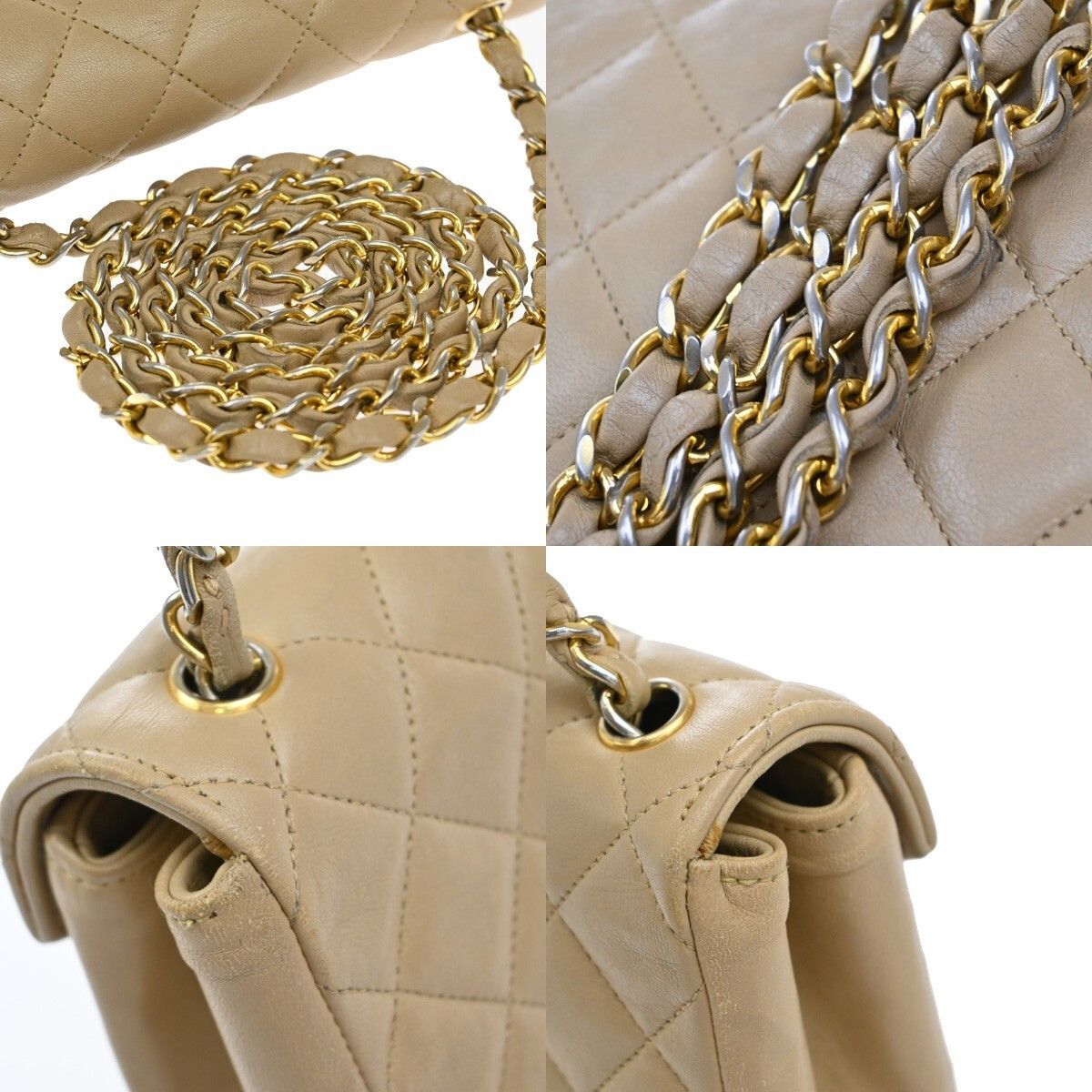 Chanel Chanel Vintage Envelope Flap Bag Quilted Lambskin Size ONE SIZE - 10 Thumbnail