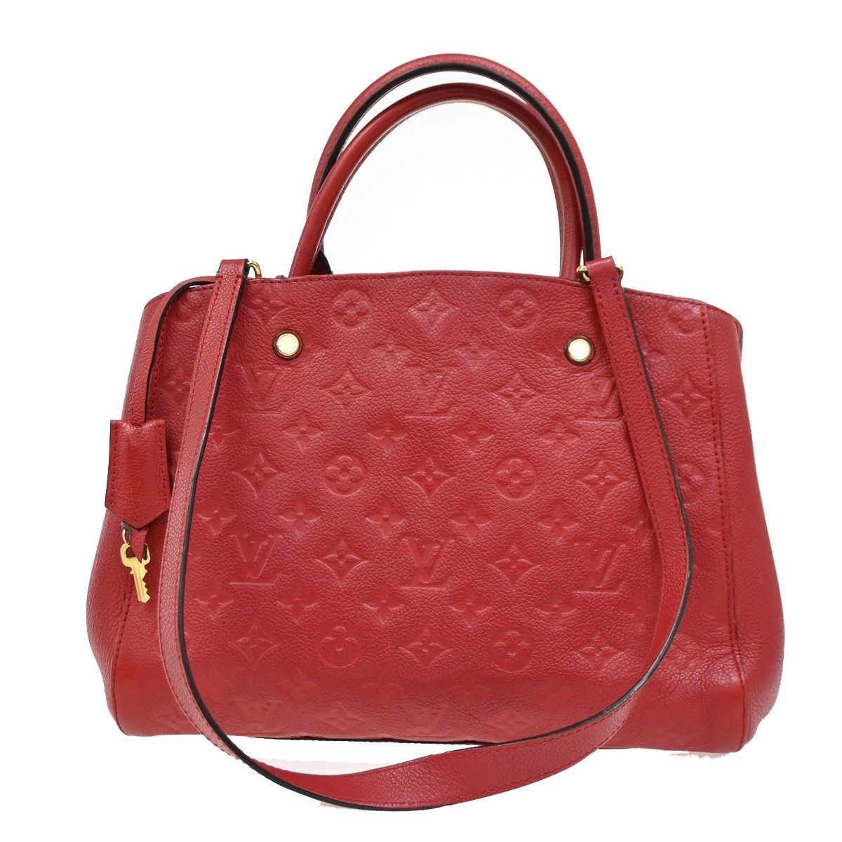 Louis Vuitton Louis Vuitton Montaigne Handbag Monogram Empreinte Leather Size ONE SIZE - 13 Thumbnail