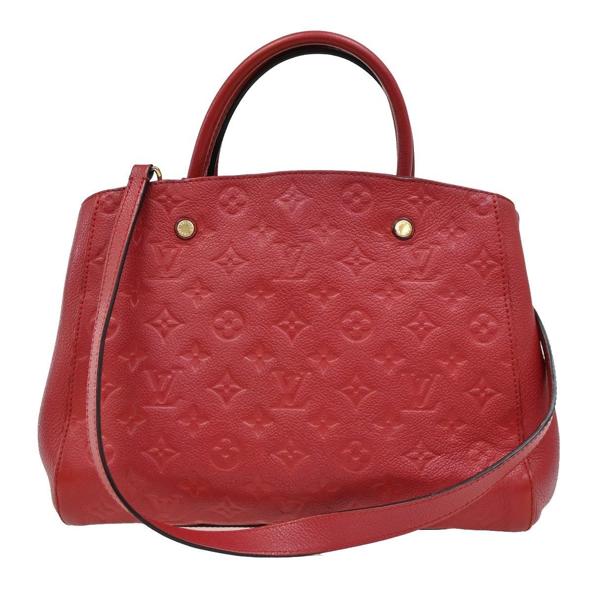 Louis Vuitton Louis Vuitton Montaigne Handbag Monogram Empreinte Leather Size ONE SIZE - 14 Thumbnail