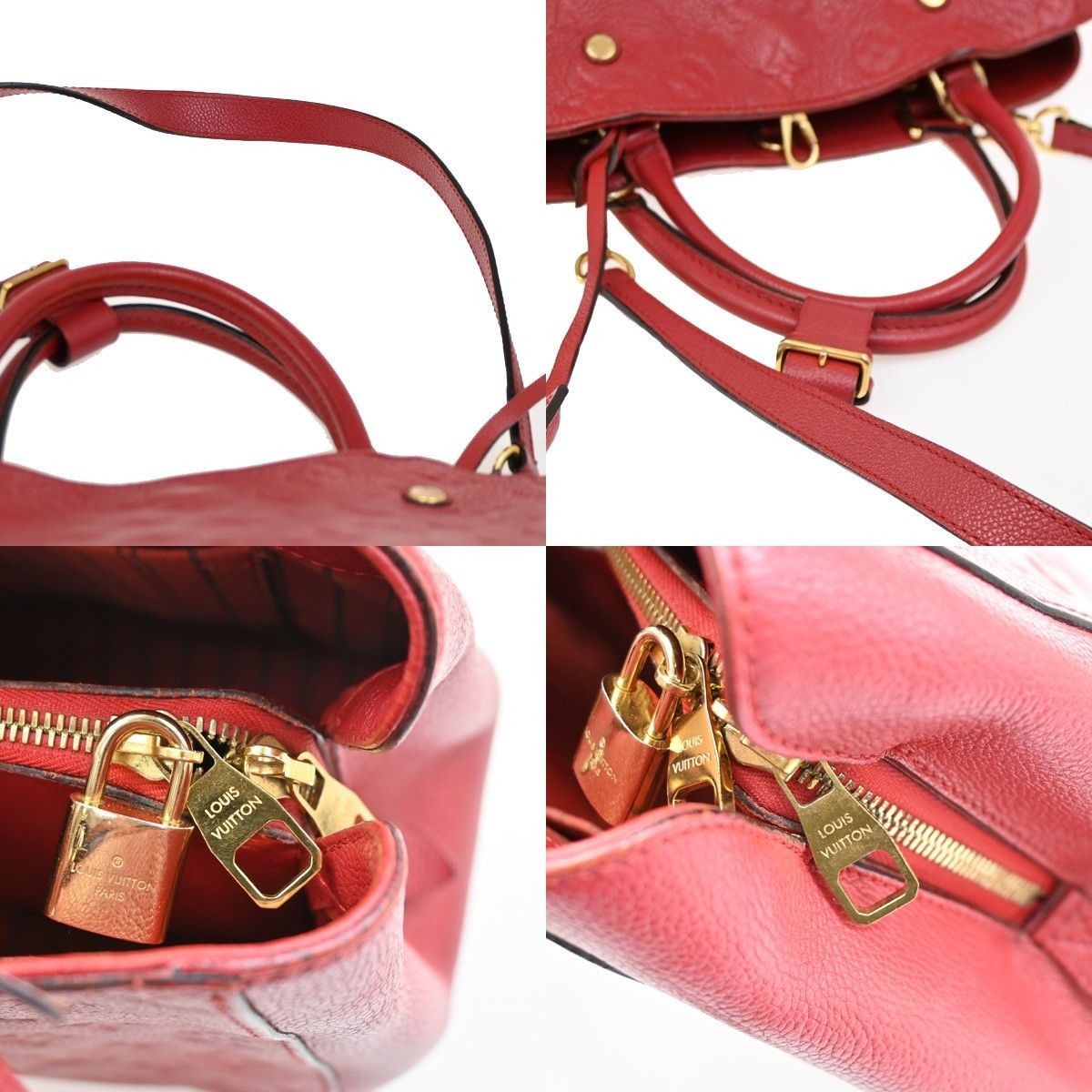 Louis Vuitton Louis Vuitton Montaigne Handbag Monogram Empreinte Leather Size ONE SIZE - 10 Thumbnail