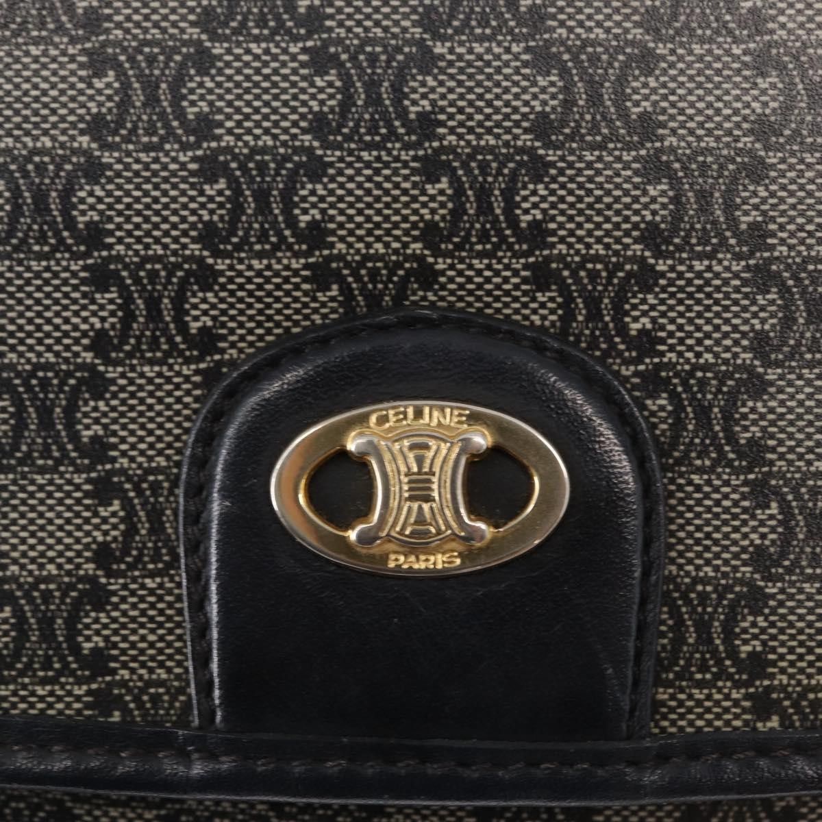 Celine Celine Vintage Macadam Shoulder Bag Canvas and Leather Size ONE SIZE - 13 Thumbnail