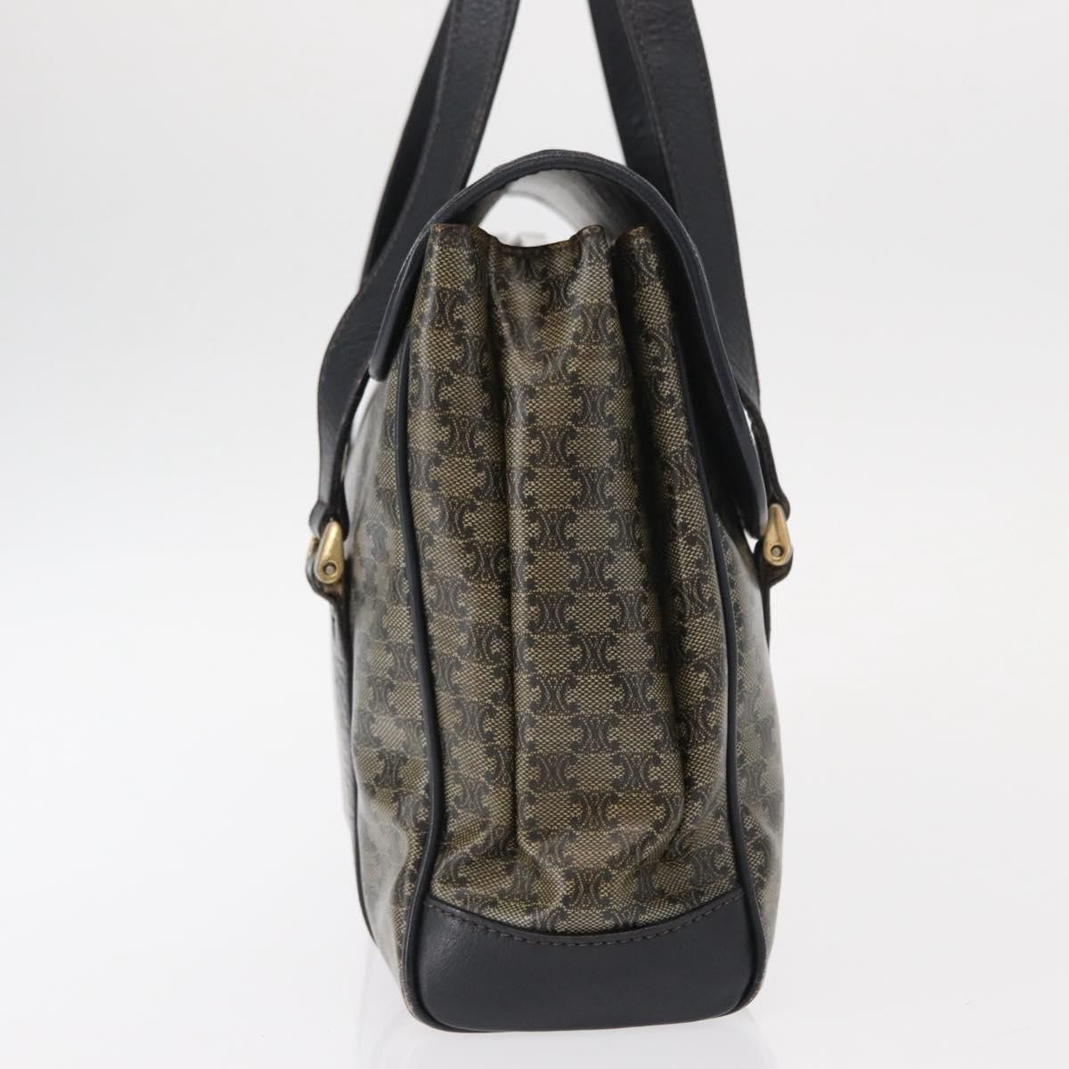 Celine Celine Vintage Macadam Shoulder Bag Canvas and Leather Size ONE SIZE - 4 Thumbnail