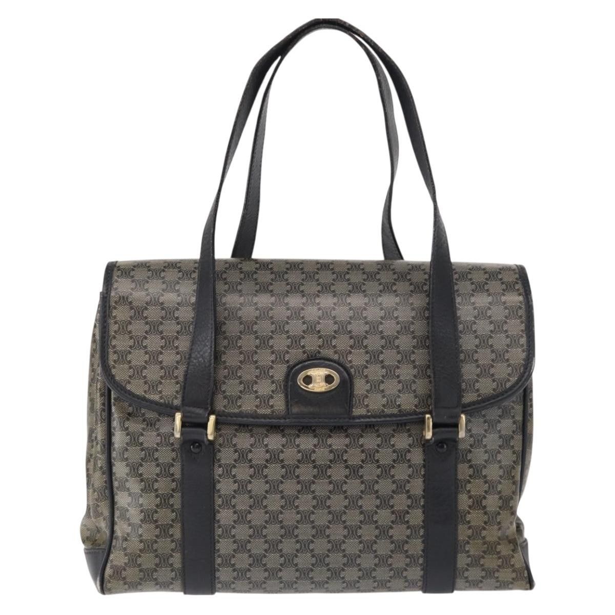 Celine Celine Vintage Macadam Shoulder Bag Canvas and Leather Size ONE SIZE - 14 Thumbnail