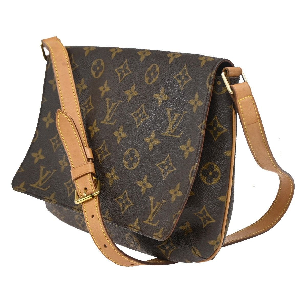 Louis Vuitton Louis Vuitton Musette Tango Handbag Monogram Canvas Size ONE SIZE - 3 Thumbnail