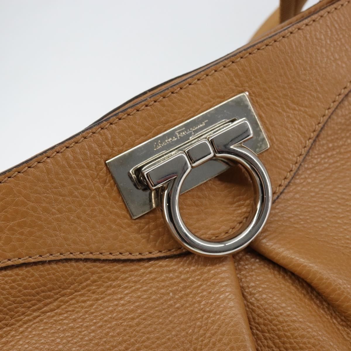 Salvatore Ferragamo Salvatore Ferragamo Gancini Shoulder Bag Leather Size ONE SIZE - 13 Thumbnail