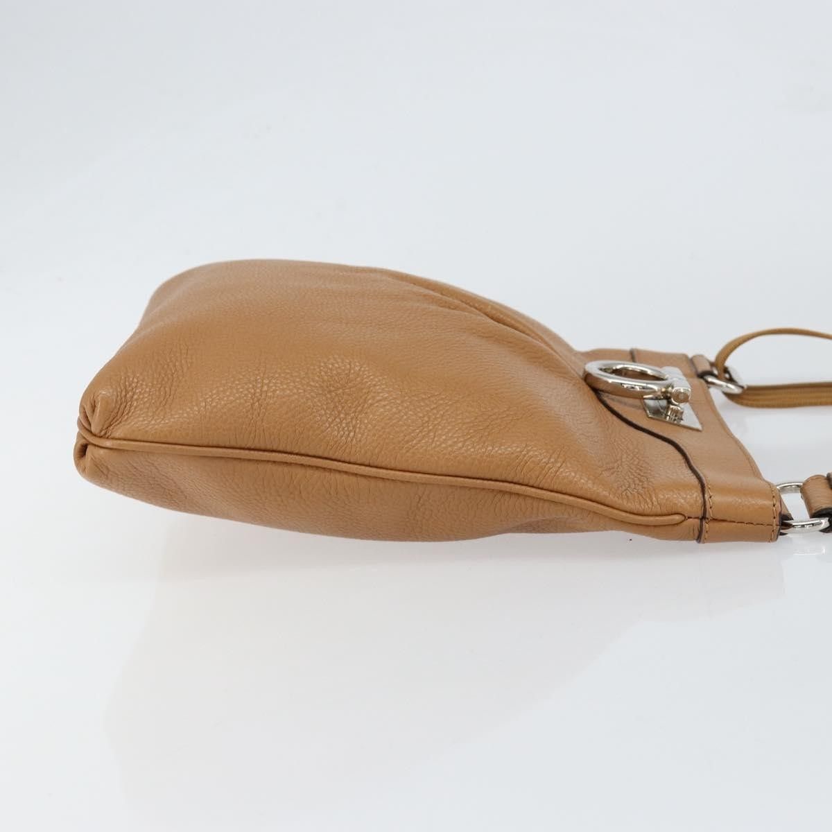 Salvatore Ferragamo Salvatore Ferragamo Gancini Shoulder Bag Leather Size ONE SIZE - 3 Thumbnail