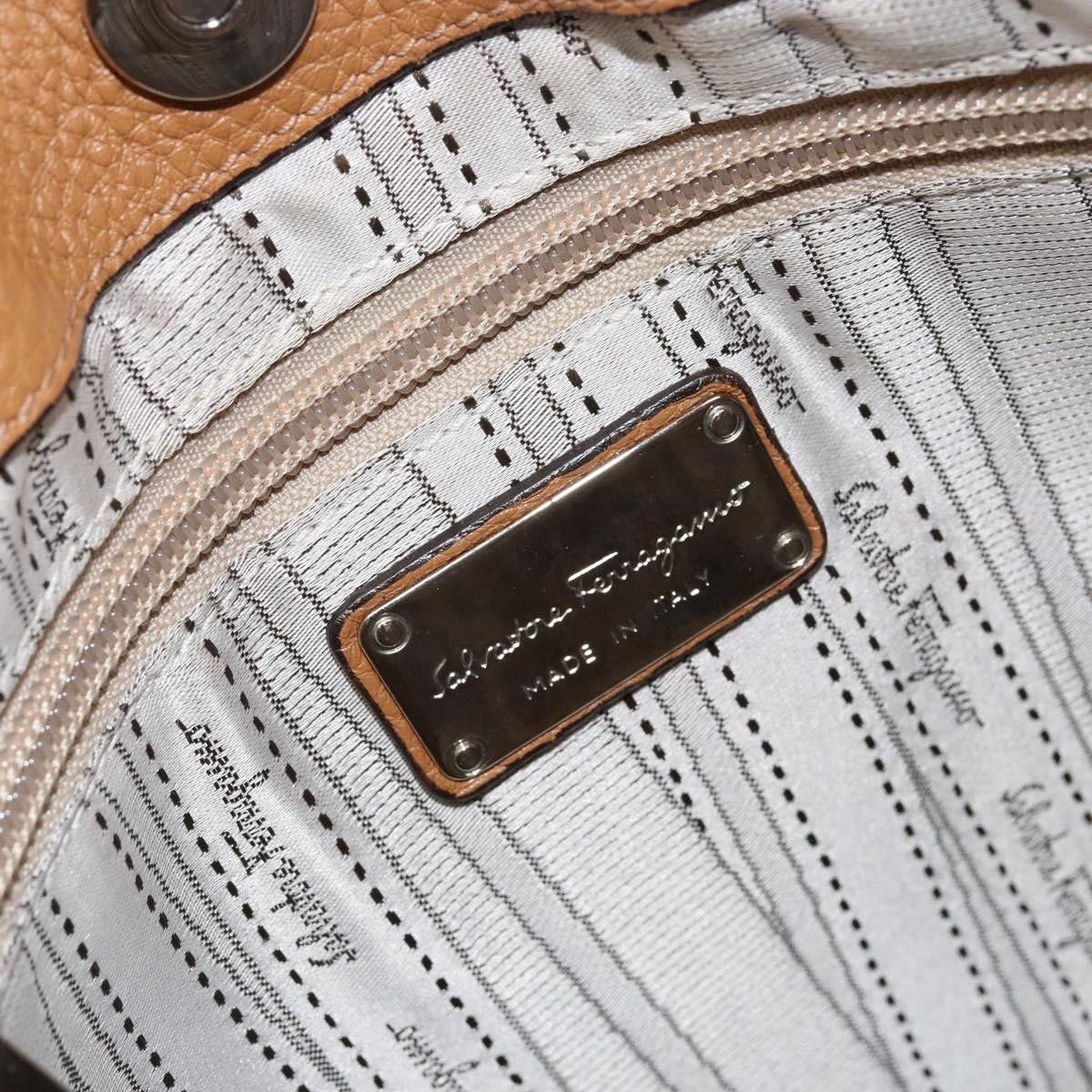 Salvatore Ferragamo Salvatore Ferragamo Gancini Shoulder Bag Leather Size ONE SIZE - 12 Thumbnail