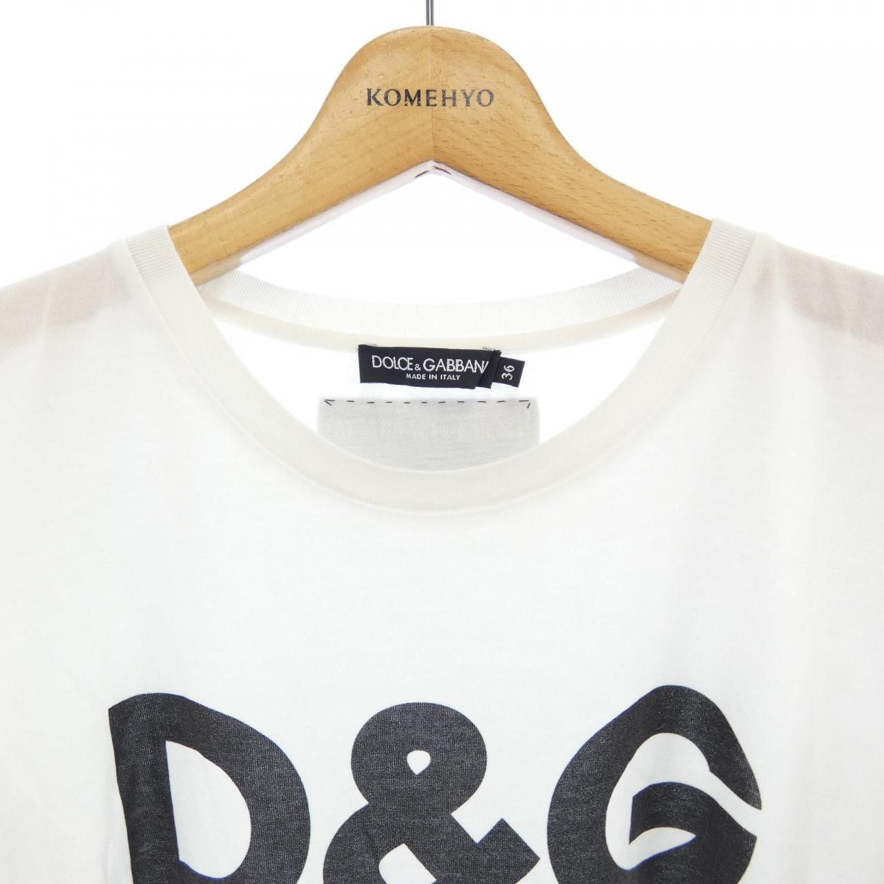 Dolce & Gabbana Dolce & Gabbana Dolce&Gabbana T-shirt Cotton T-Shirts F8H32T/FH734 DUTY FREE for USA Size ONE SIZE - 5 Thumbnail