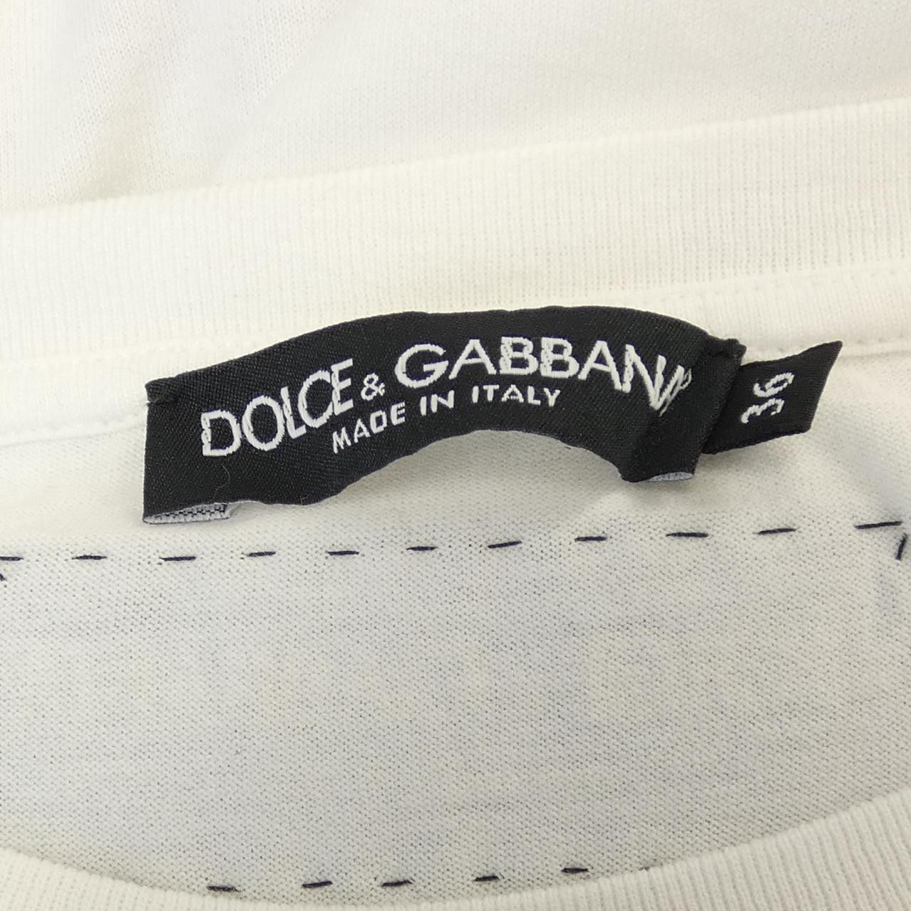 Dolce & Gabbana Dolce & Gabbana Dolce&Gabbana T-shirt Cotton T-Shirts F8H32T/FH734 DUTY FREE for USA Size ONE SIZE - 4 Thumbnail