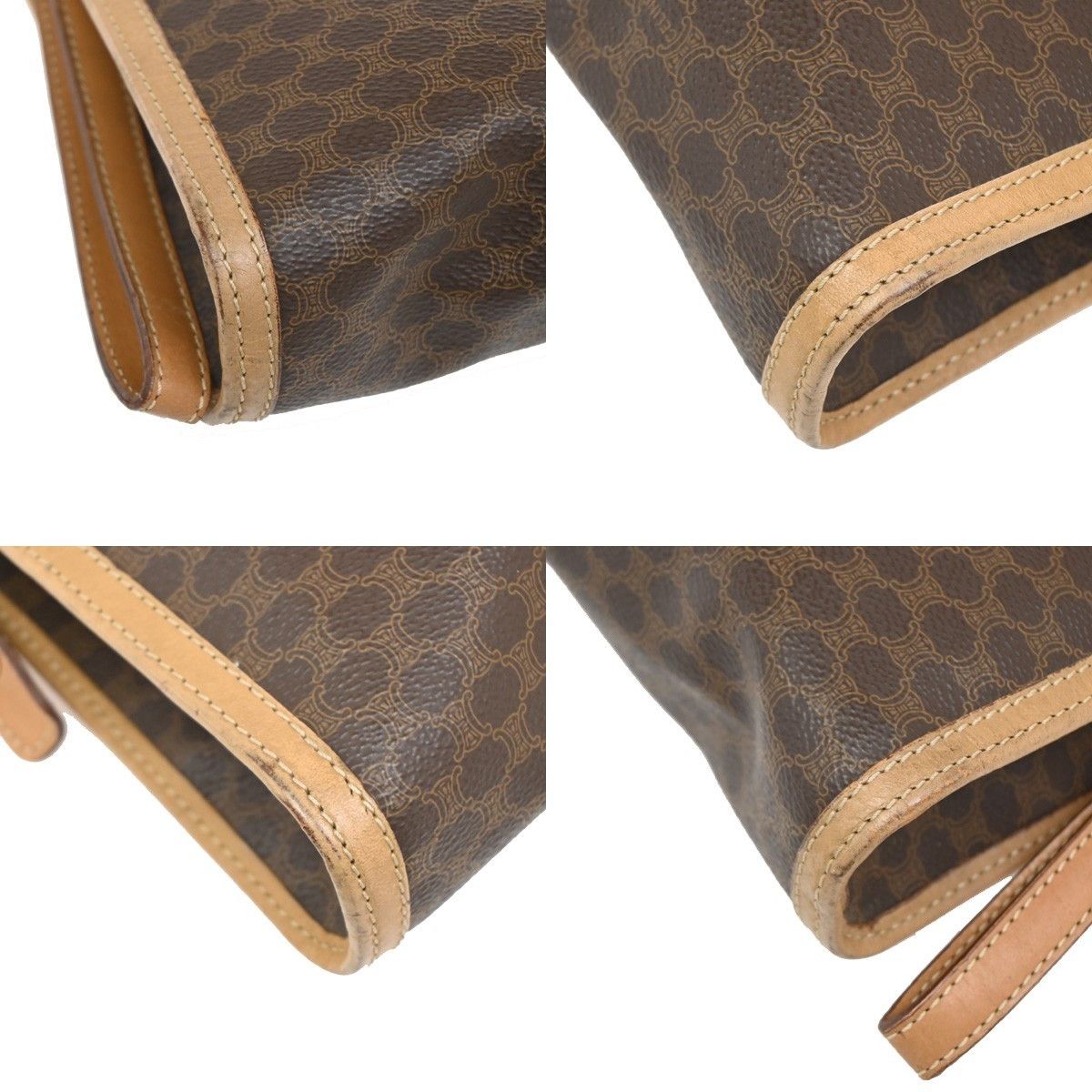 Celine Celine Macadam Pochette Canvas and Leather Size ONE SIZE - 8 Thumbnail