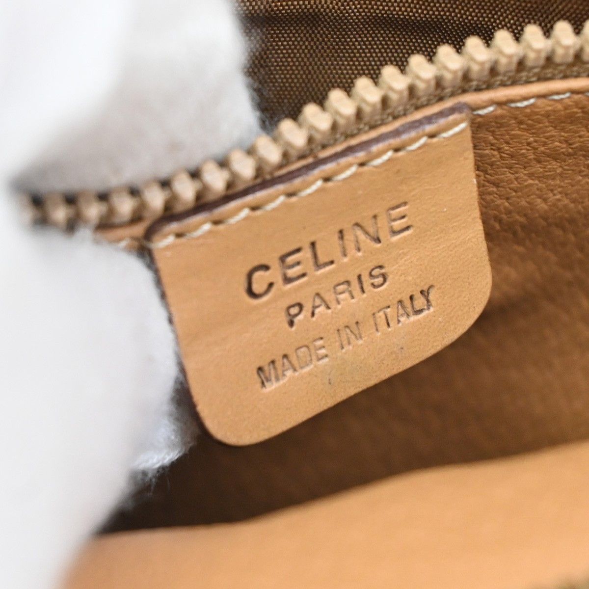 Celine Celine Macadam Pochette Canvas and Leather Size ONE SIZE - 6 Thumbnail