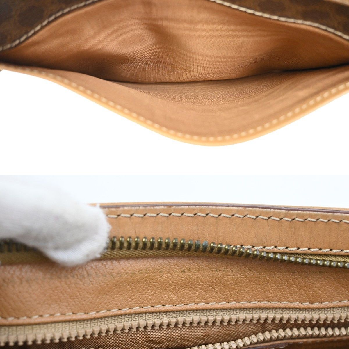 Celine Celine Macadam Pochette Canvas and Leather Size ONE SIZE - 16 Thumbnail