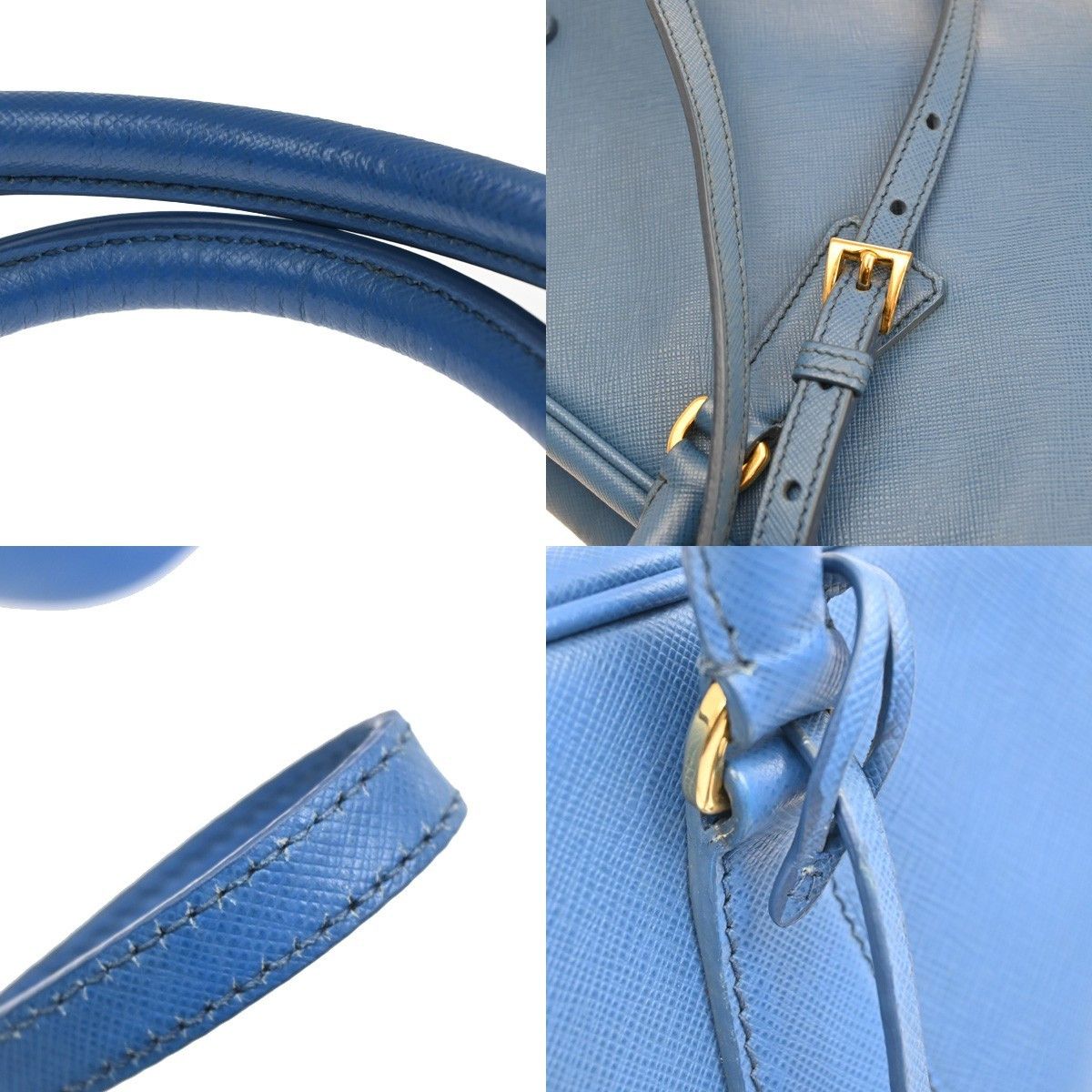 Prada Prada Bauletto Bag Saffiano Leather Size ONE SIZE - 12 Thumbnail