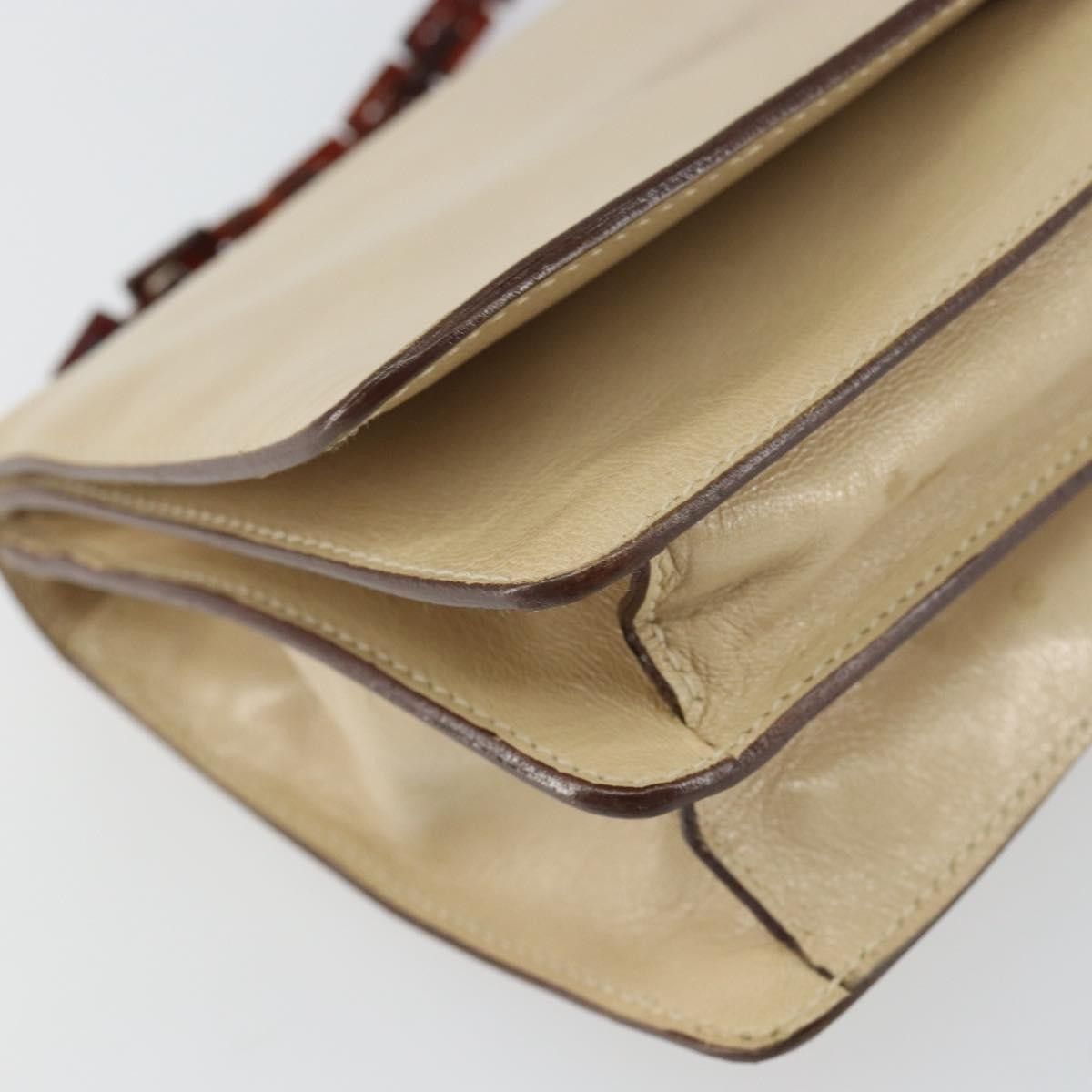 Prada Prada Flap Shoulder Bag Leather Size ONE SIZE - 10 Thumbnail