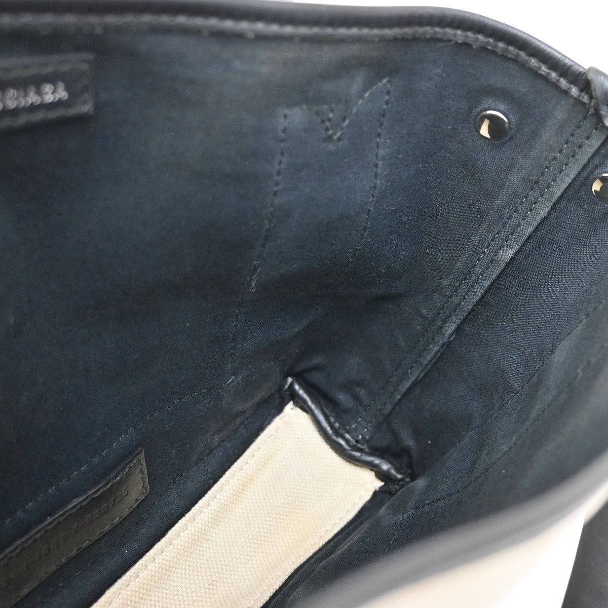 Balenciaga Balenciaga Navy Cabas Canvas with Leather Size ONE SIZE - 12 Thumbnail