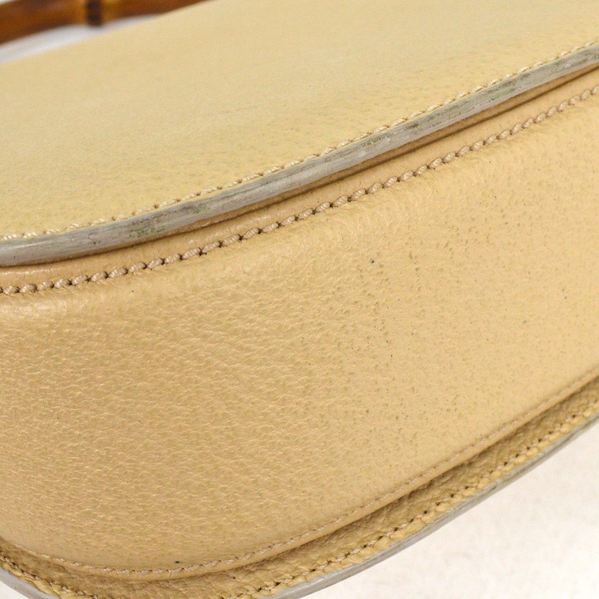 Gucci Gucci Vintage Convertible Bamboo Top Handle Bag Leather Size ONE SIZE - 6 Thumbnail