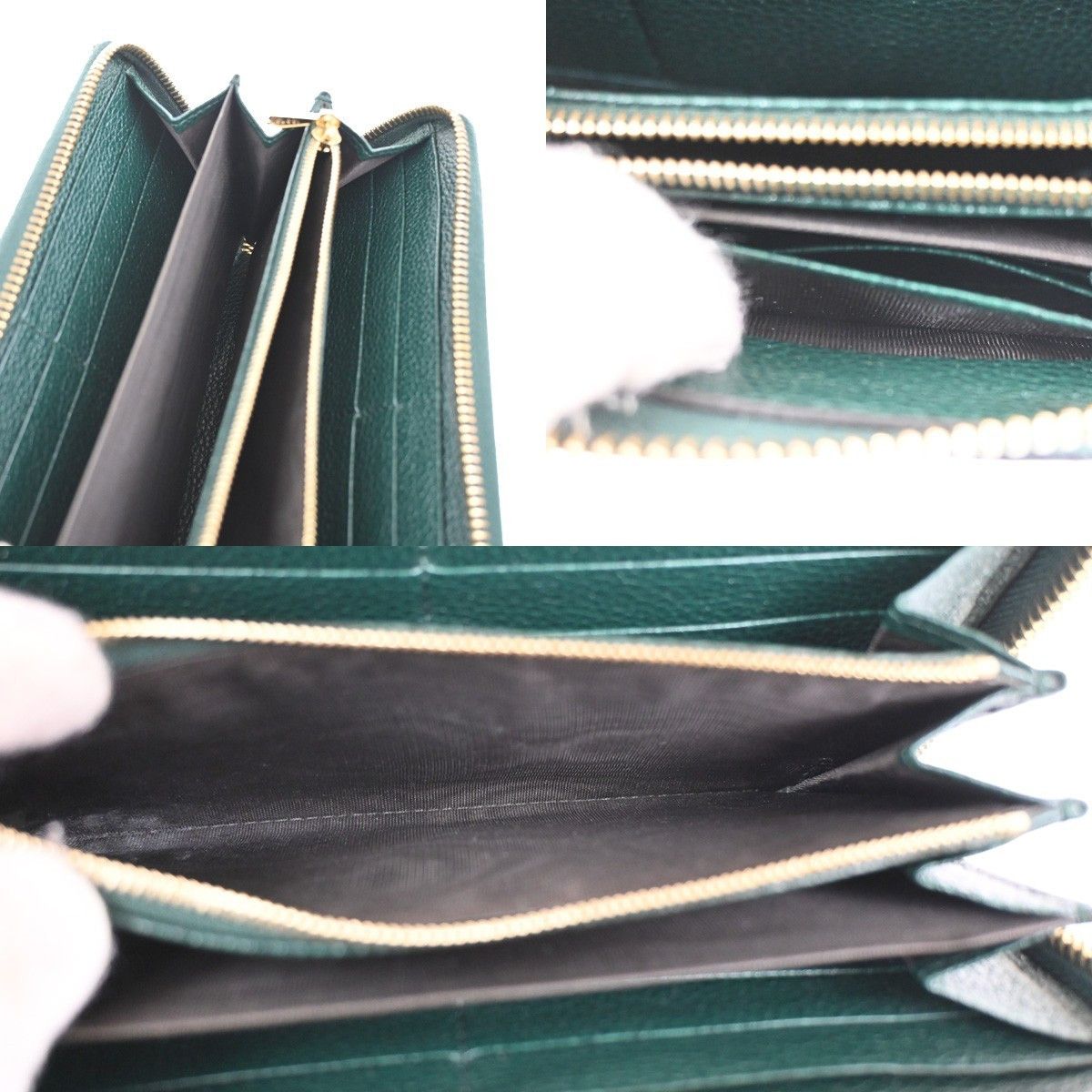 Gucci Gucci Zumi Zip Around Wallet Leather Size ONE SIZE - 11 Thumbnail
