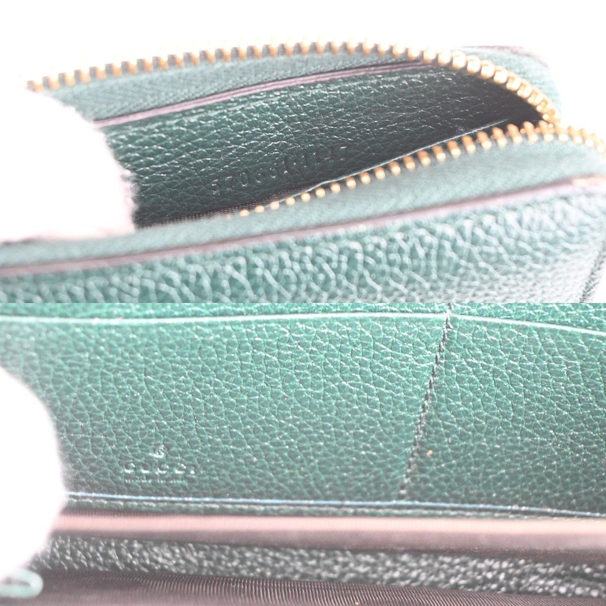 Gucci Gucci Zumi Zip Around Wallet Leather Size ONE SIZE - 6 Thumbnail