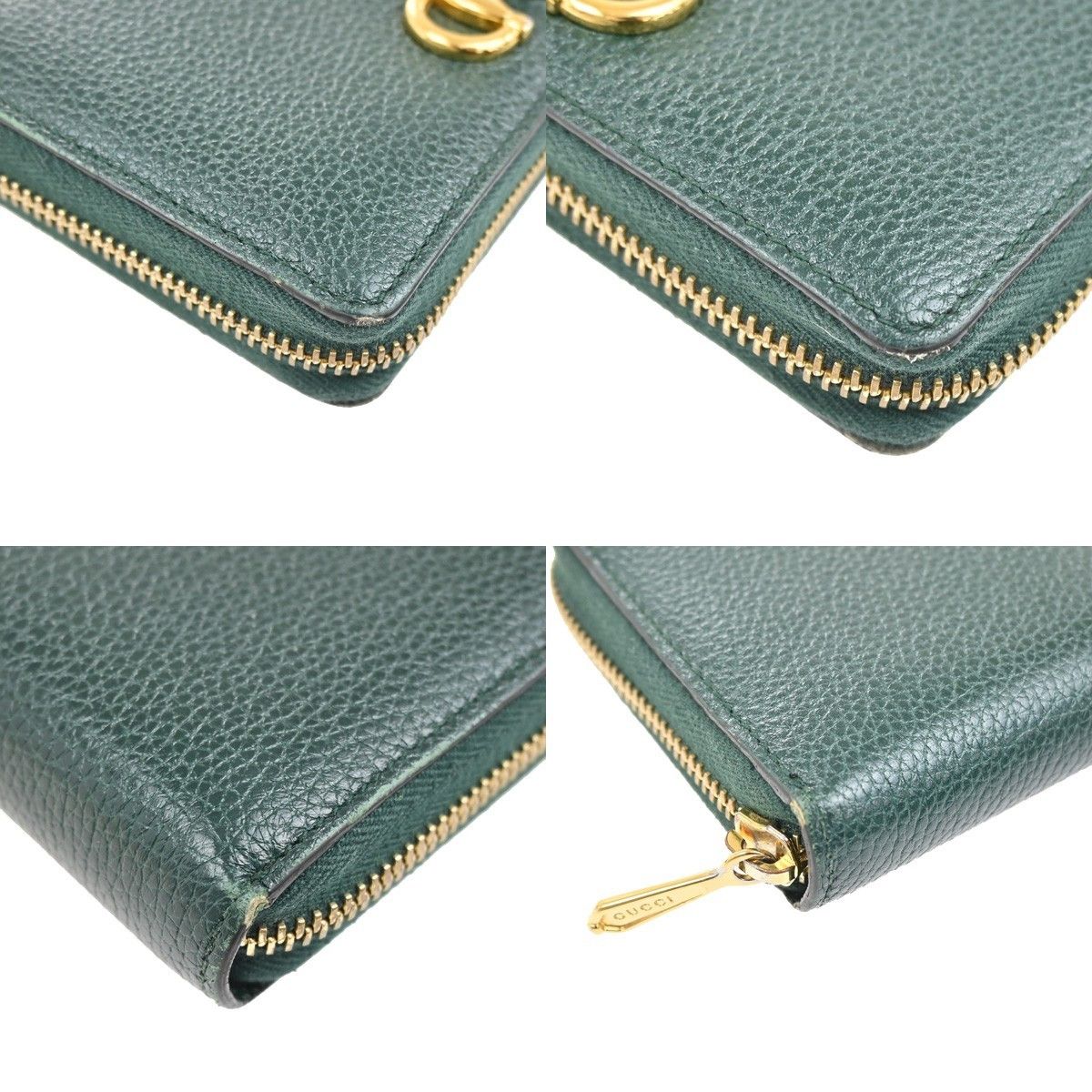 Gucci Gucci Zumi Zip Around Wallet Leather Size ONE SIZE - 7 Thumbnail