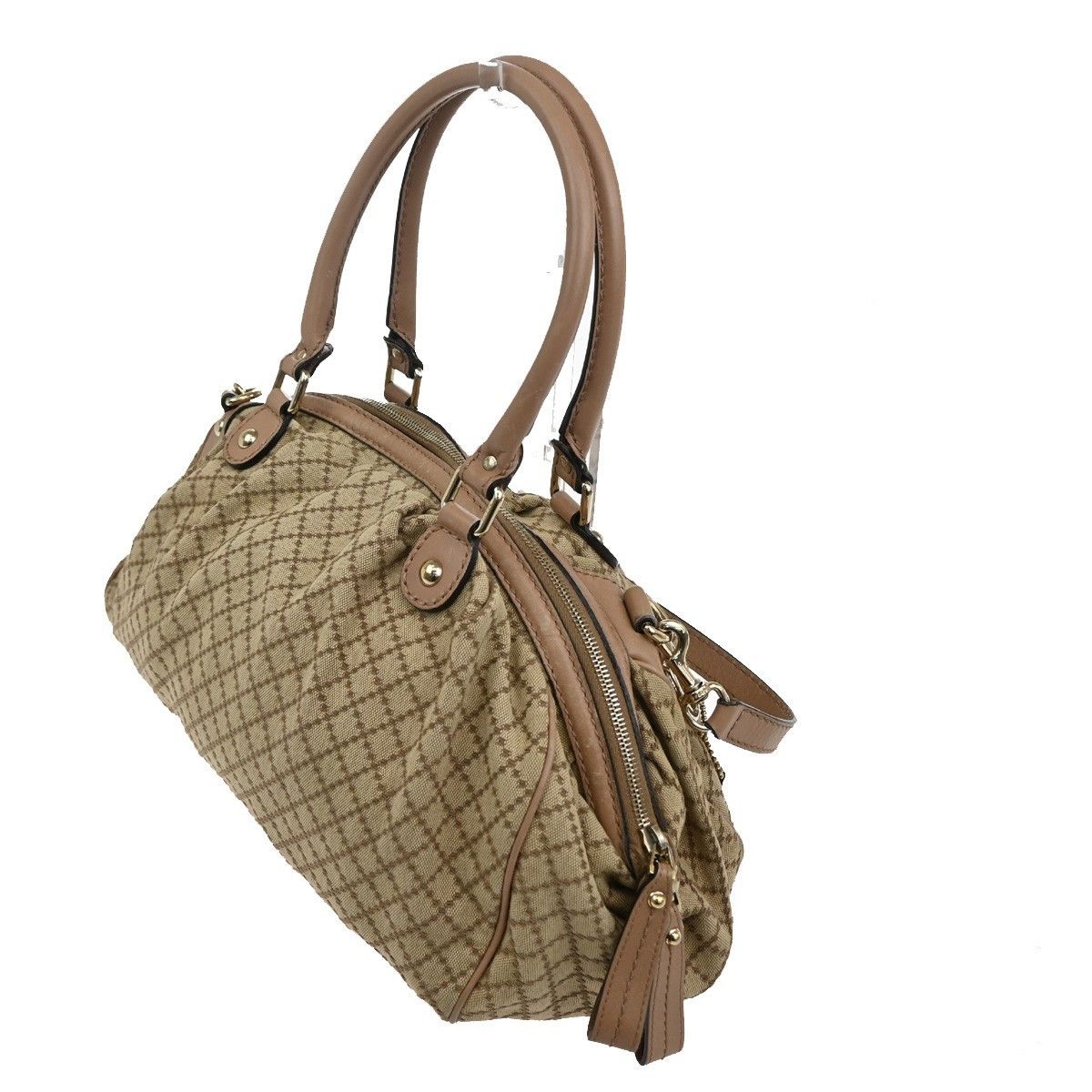 Gucci Gucci Sukey Convertible Boston Bag Diamante Canvas Size ONE SIZE - 4 Thumbnail