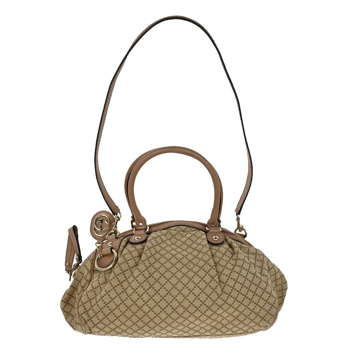 Gucci Gucci Sukey Convertible Boston Bag Diamante Canvas Size ONE SIZE - 11 Thumbnail
