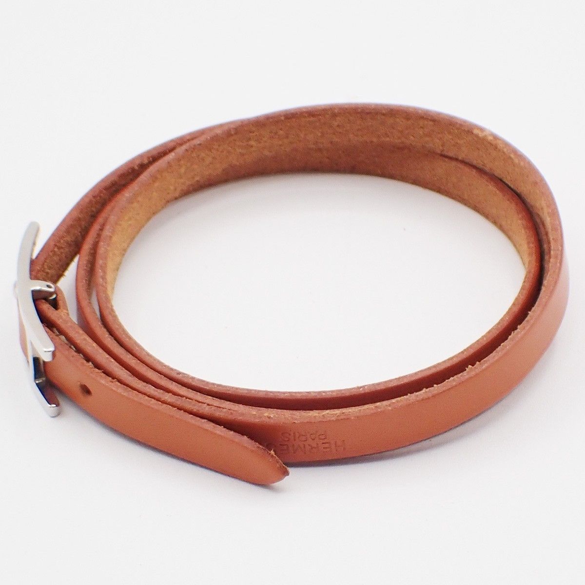 Hermes Hermes Hapi 3 Bracelet Leather with Metal Size ONE SIZE - 3 Thumbnail