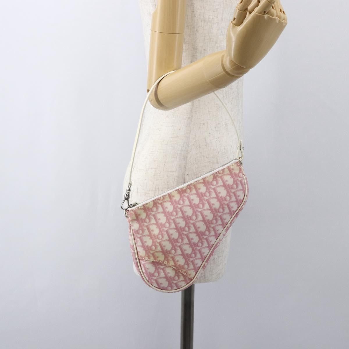 Dior Christian Dior Vintage Saddle Bag Diorissimo Canvas Size ONE SIZE - 15 Thumbnail