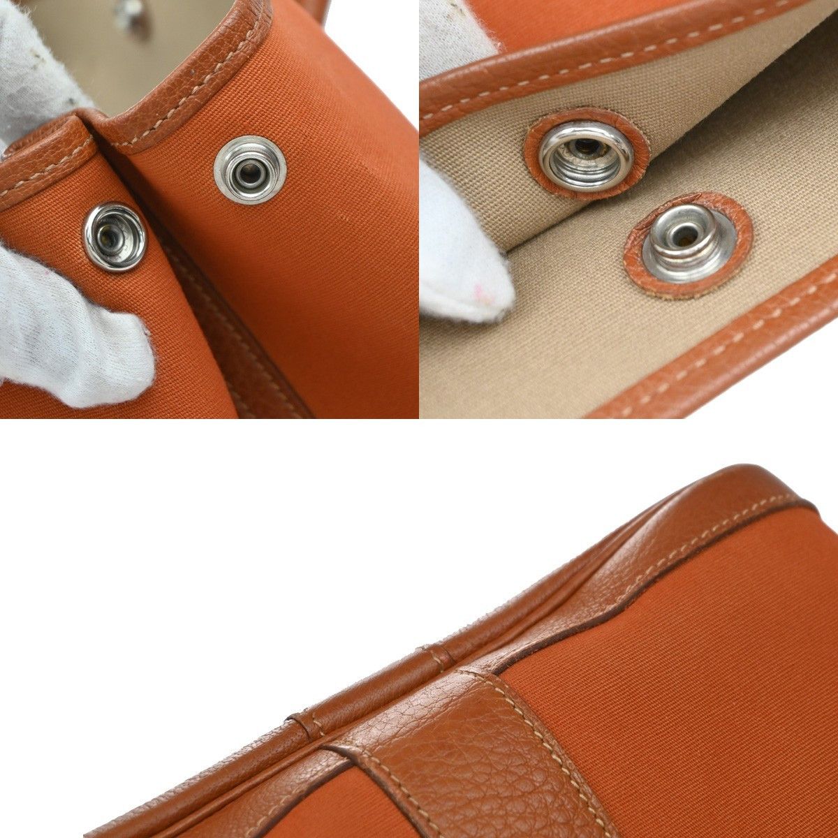 Hermes Hermes Garden Party Tote Canvas and Leather Size ONE SIZE - 11 Thumbnail