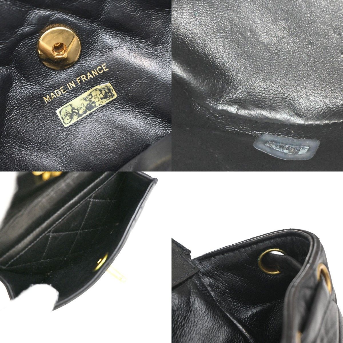 Chanel Chanel Vintage CC Pocket Backpack Quilted Lambskin Size ONE SIZE - 14 Thumbnail
