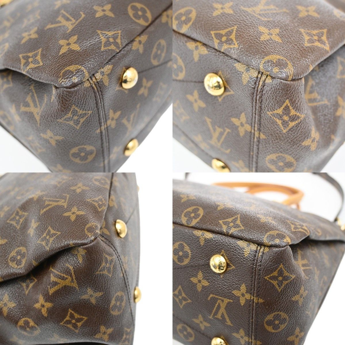 Louis Vuitton Louis Vuitton Pallas Tote Monogram Canvas with Leather Size ONE SIZE - 7 Thumbnail