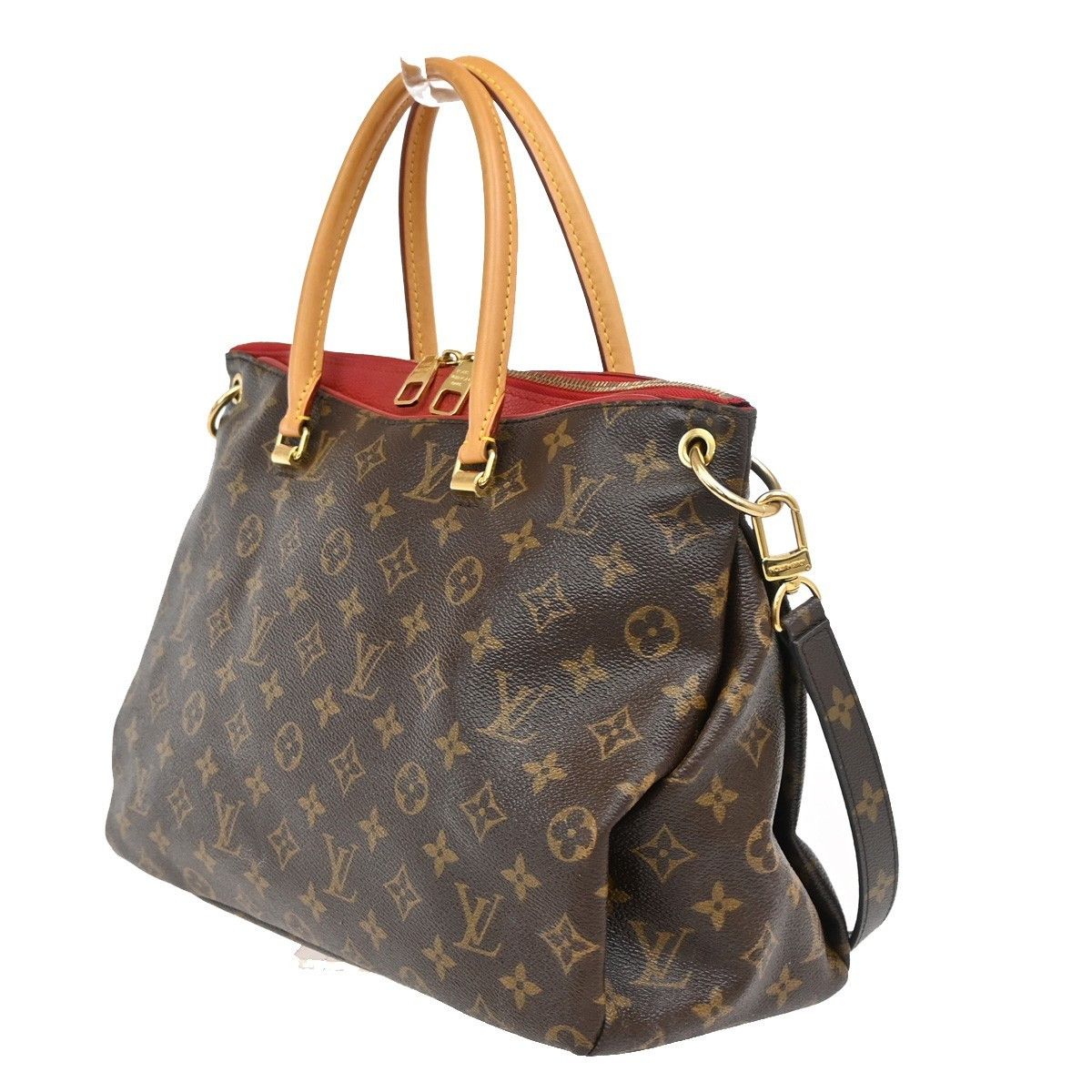 Louis Vuitton Louis Vuitton Pallas Tote Monogram Canvas with Leather Size ONE SIZE - 2 Thumbnail