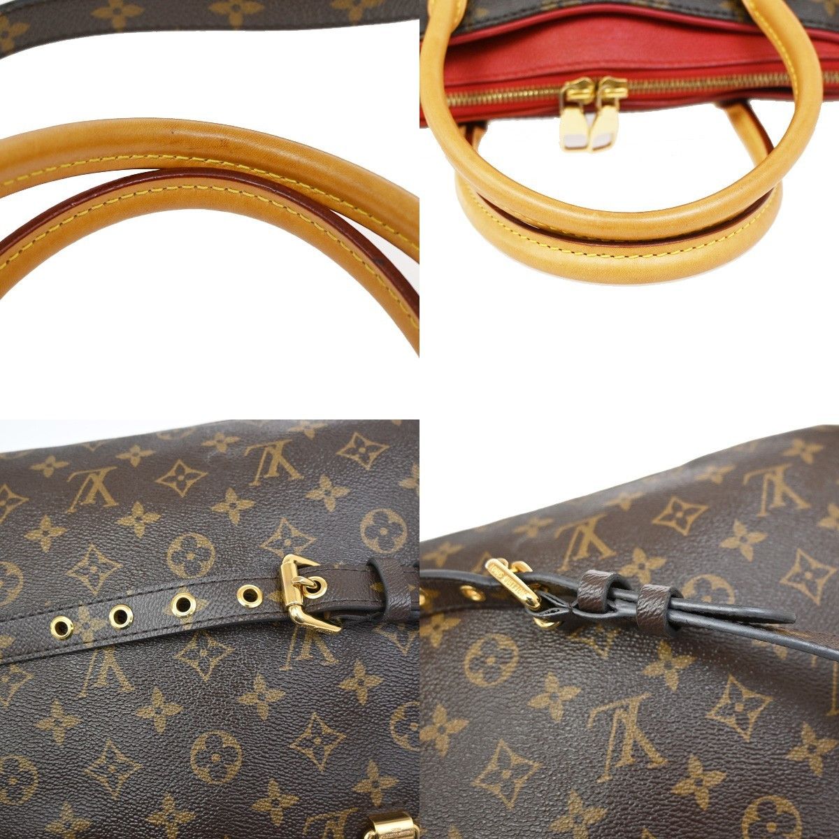 Louis Vuitton Louis Vuitton Pallas Tote Monogram Canvas with Leather Size ONE SIZE - 8 Thumbnail