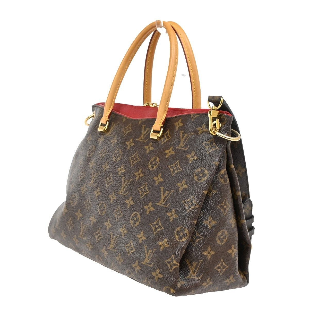 Louis Vuitton Louis Vuitton Pallas Tote Monogram Canvas with Leather Size ONE SIZE - 3 Thumbnail