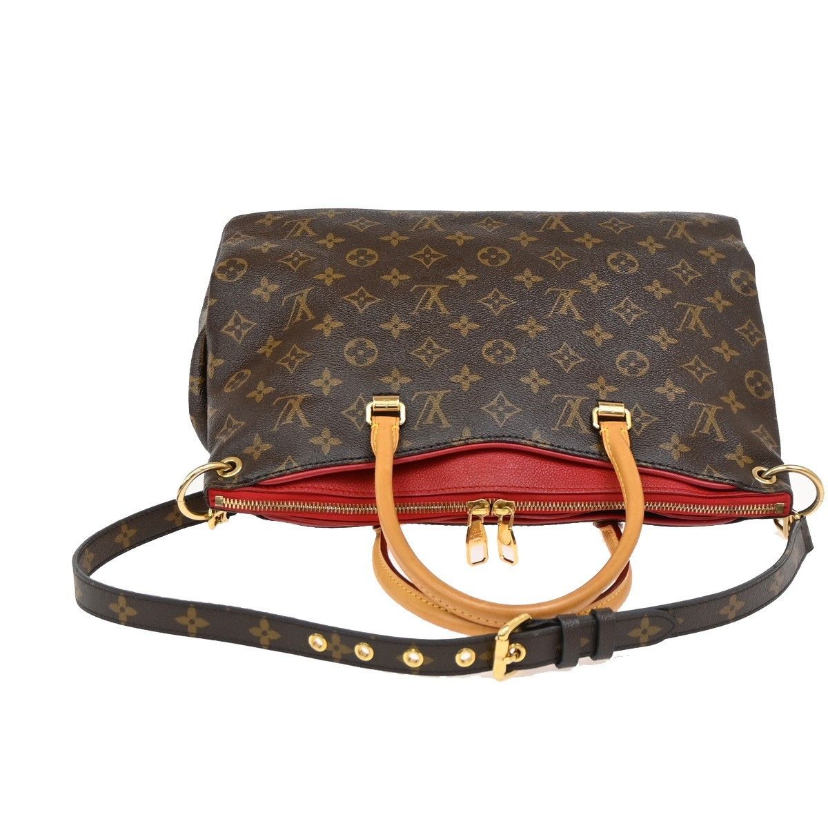 Louis Vuitton Louis Vuitton Pallas Tote Monogram Canvas with Leather Size ONE SIZE - 5 Thumbnail