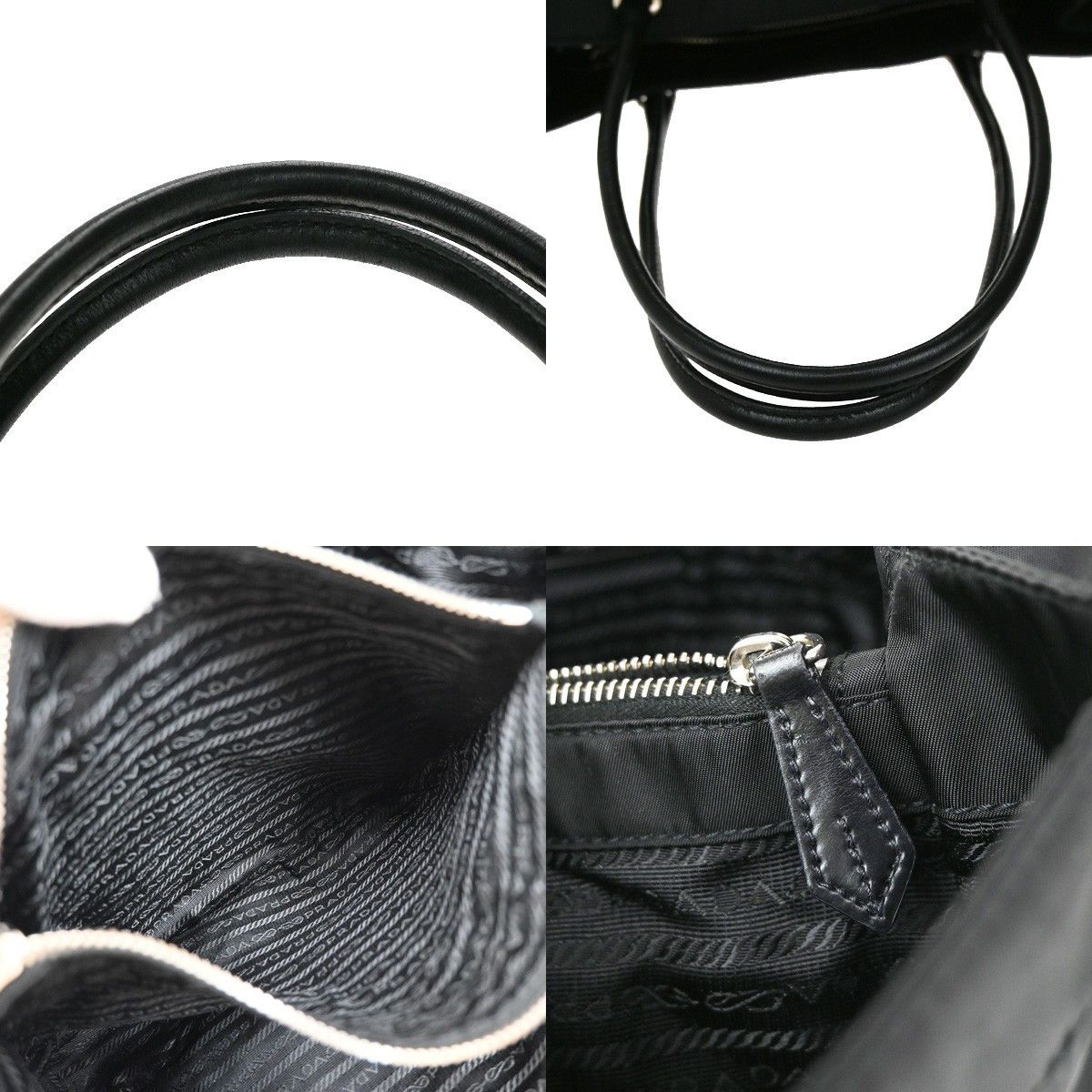 Prada Prada Vintage Tote Tessuto Size ONE SIZE - 7 Thumbnail