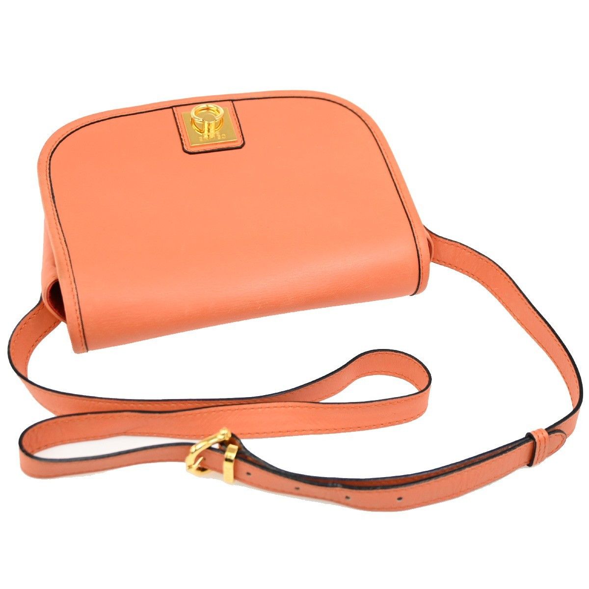 Celine Celine Vintage Flap Shoulder Bag Leather Size ONE SIZE - 8 Thumbnail