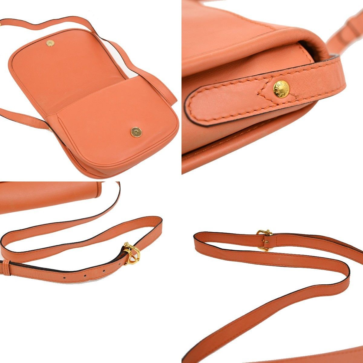 Celine Celine Vintage Flap Shoulder Bag Leather Size ONE SIZE - 12 Thumbnail