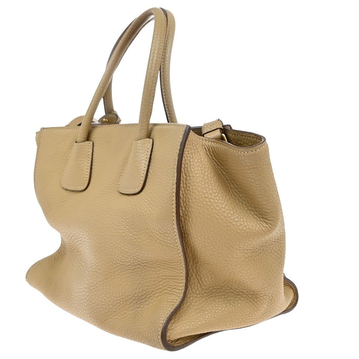 Prada Prada Front Pocket Wing Convertible Tote Vitello Daino Size ONE SIZE - 4 Thumbnail