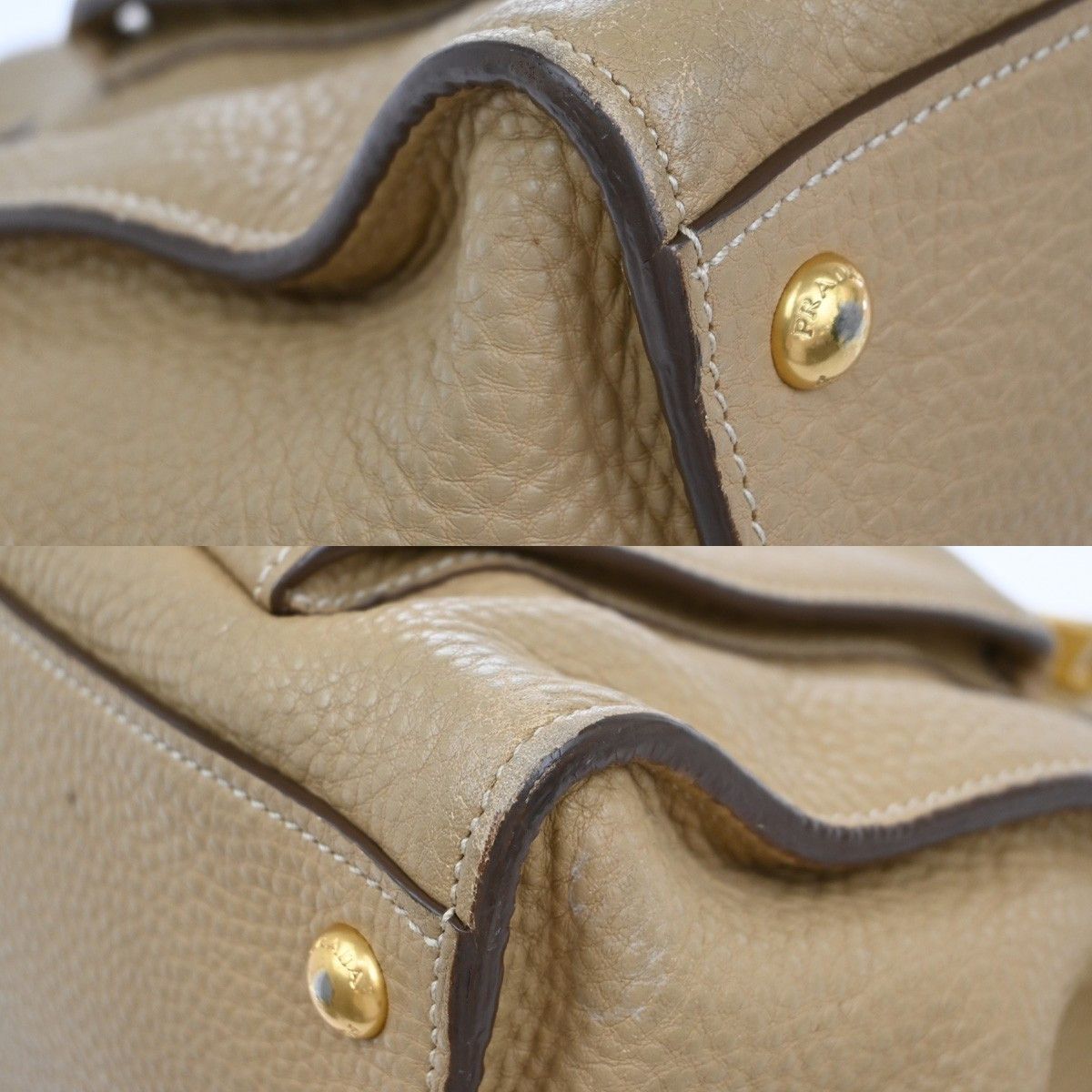 Prada Prada Front Pocket Wing Convertible Tote Vitello Daino Size ONE SIZE - 8 Thumbnail
