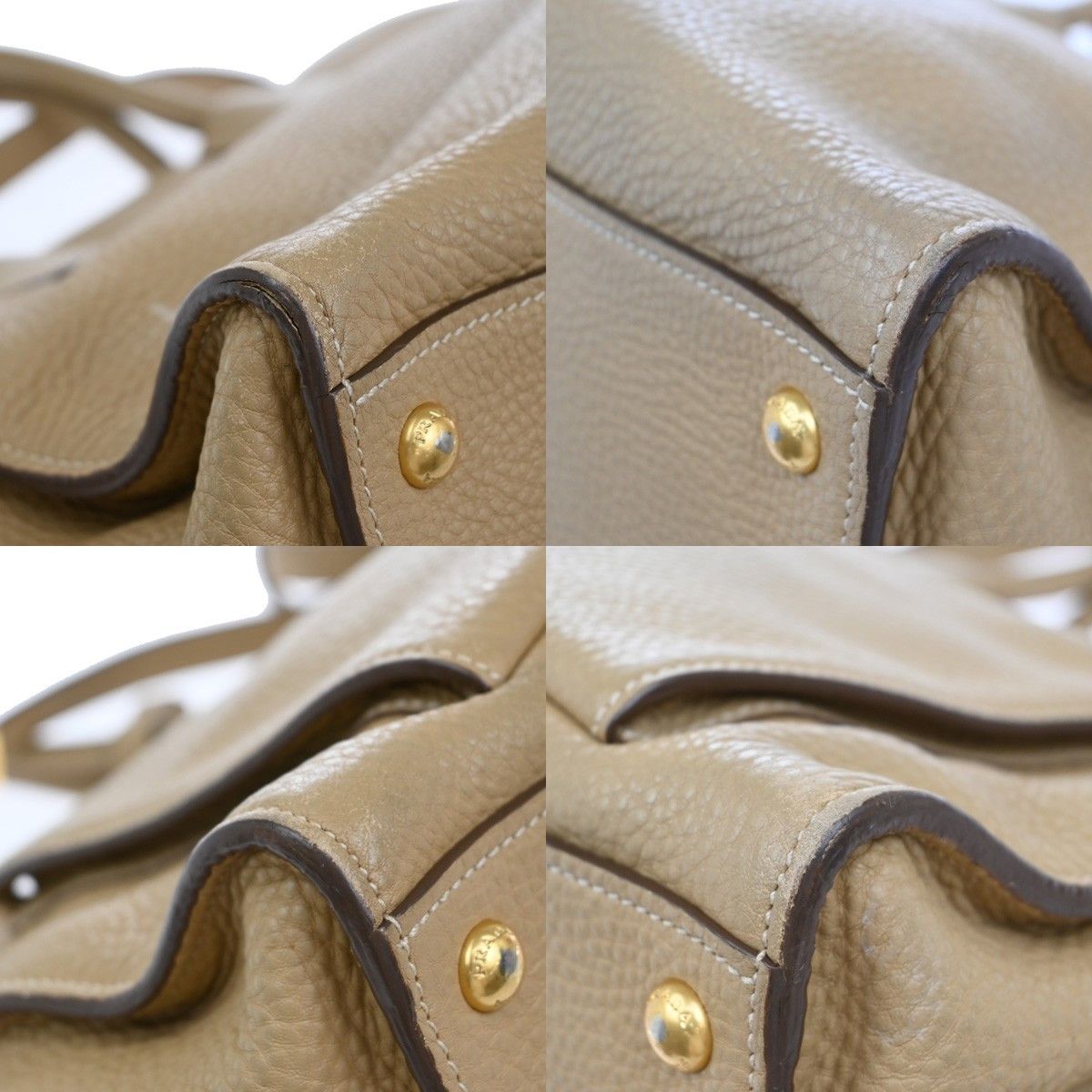 Prada Prada Front Pocket Wing Convertible Tote Vitello Daino Size ONE SIZE - 9 Thumbnail